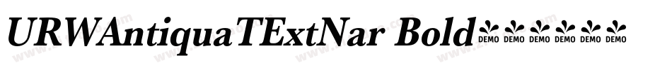 URWAntiquaTExtNar Bold字体转换